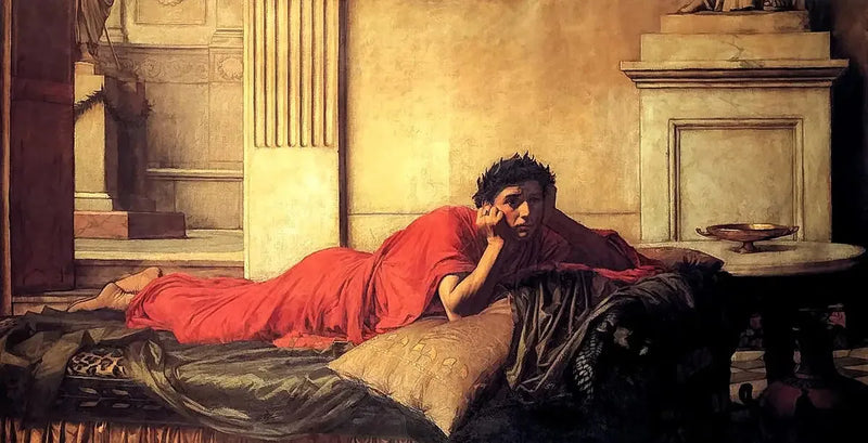 I rimorsi di Nerone dopo l'omicidio di sua madre - John William Waterhouse