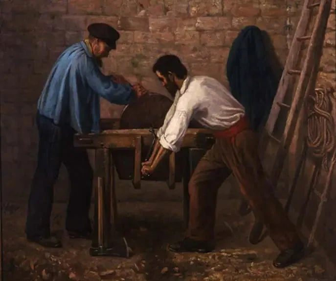 I affilatori di coltelli - Gustave Courbet