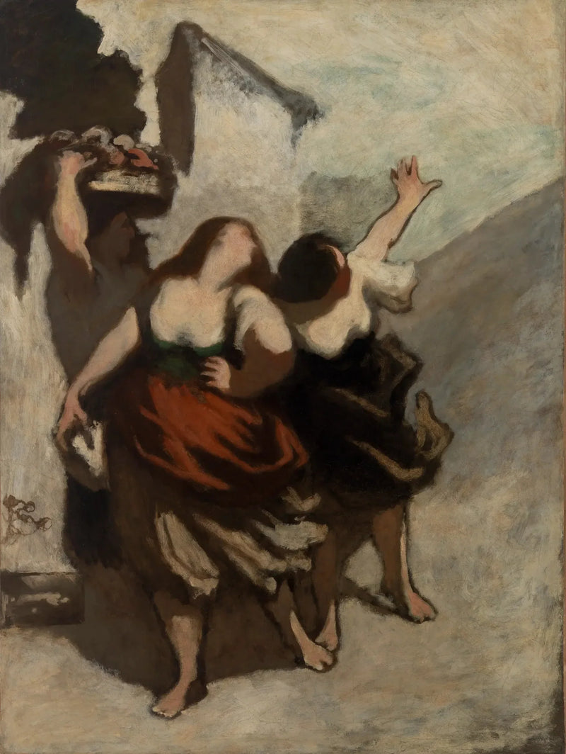 Le Ribaudes - Honoré Daumier
