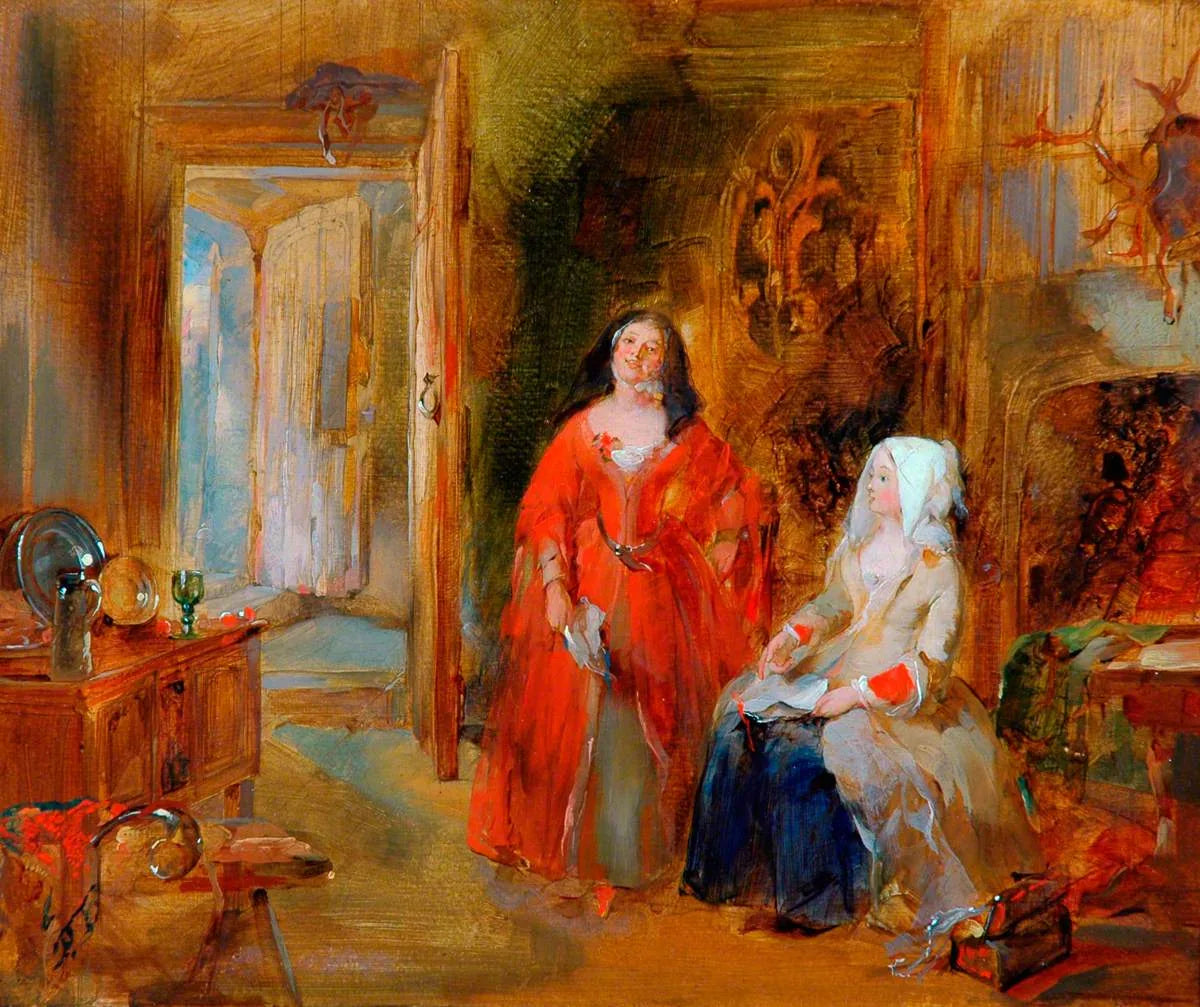 Les rivaux - William Powell Frith image 1 reproduction réalisée par Alpha Reproduction