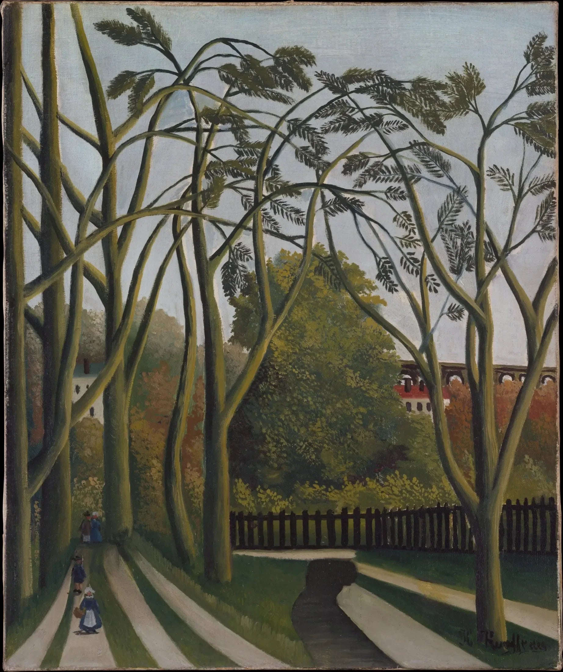 Les Rives de la Bièvre près de Bicêtre - Henri Rousseau image 1 reproduction artisanale de tableau