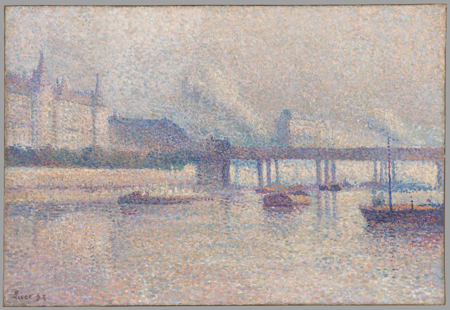 Le rive della Senna a Parigi - Maximilien Luce