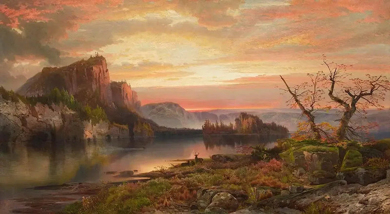 Le rive del lago Superiore - Thomas Moran