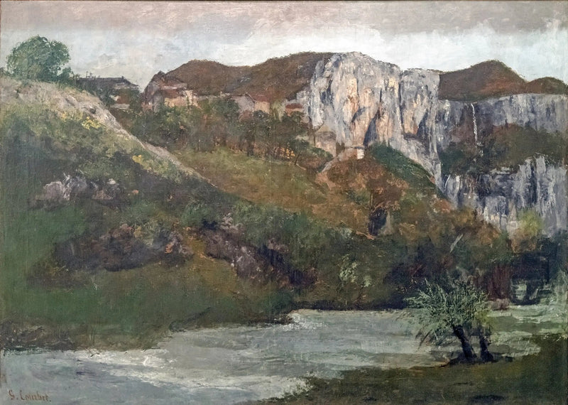 Le rocce di Ornans - Gustave Courbet