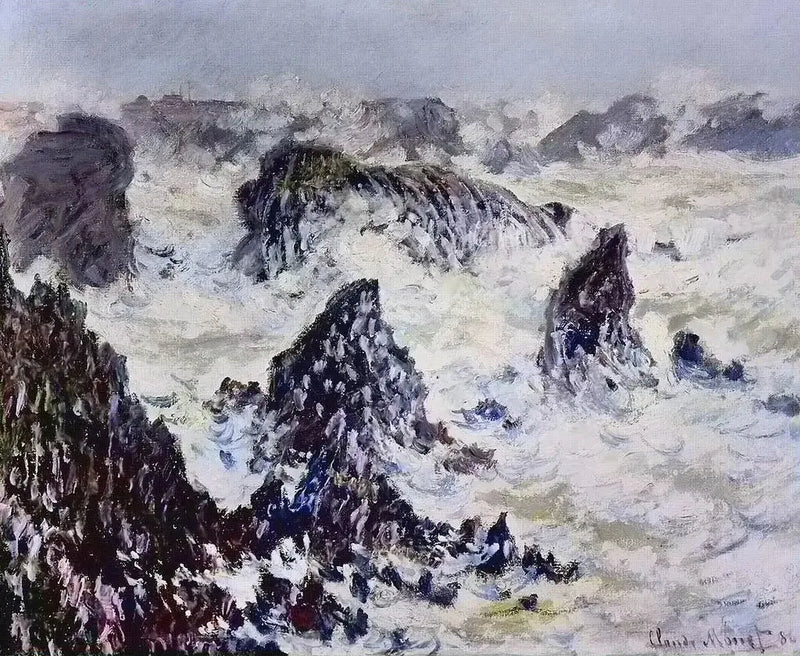 Le rocce di Belle-Île - Claude Monet