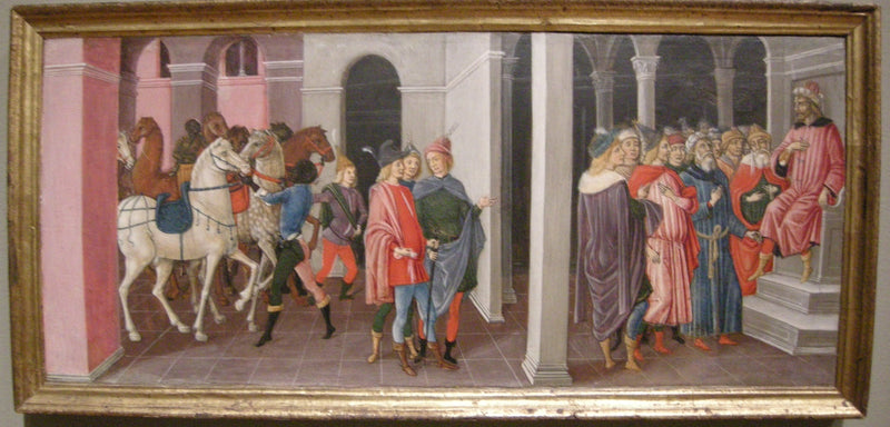 I Re Magi davanti a Erode - Matteo di Giovanni
