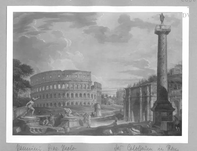 Les ruines du Colisée à Rome - Giovanni Paolo Panini - Alpha Reproduction