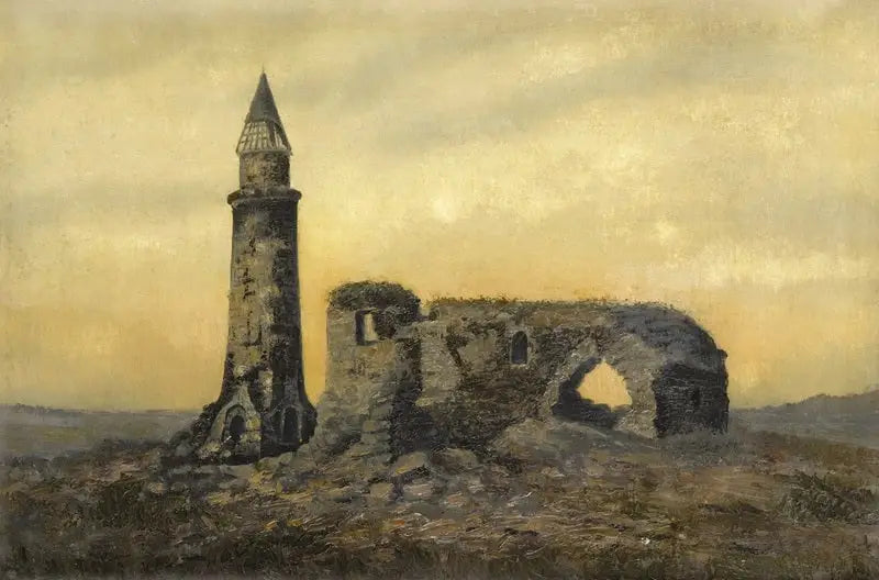 Le rovine della tomba del Khan e del piccolo minareto in Bulgaria - Ivan Chichkine