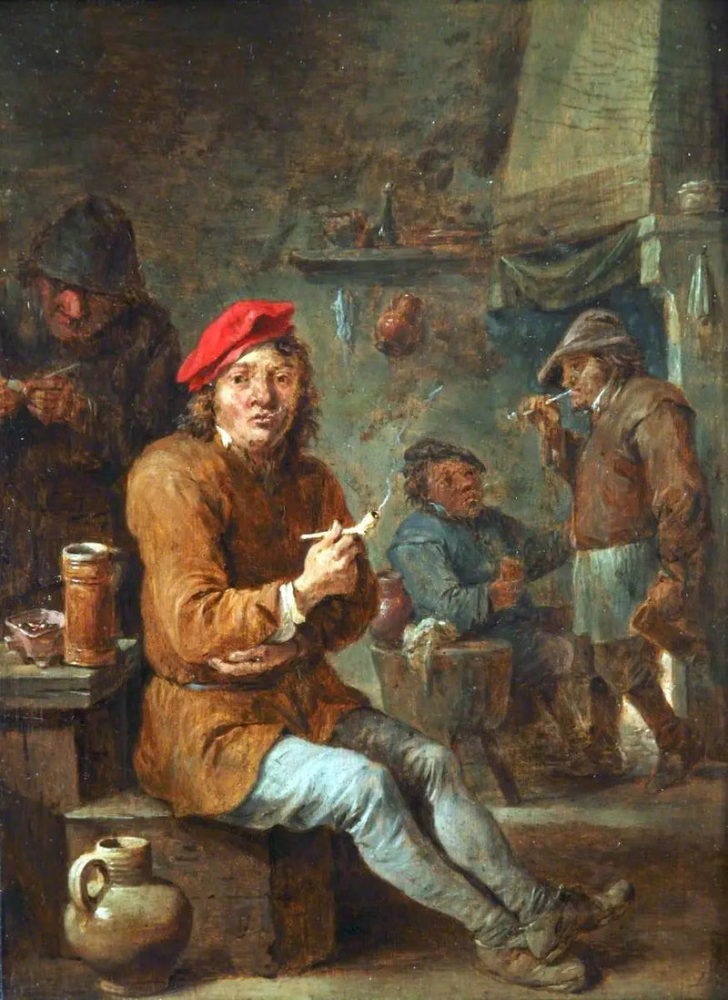 I rustici fumano - David Teniers il Giovane