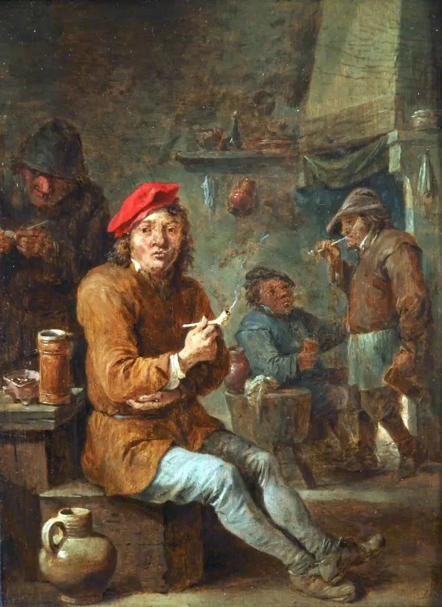 I rustici fumano - David Teniers il Giovane