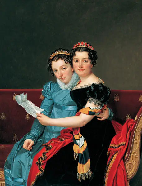 Le sorelle Zénaïde e Charlotte Bonaparte - Jacques-Louis David