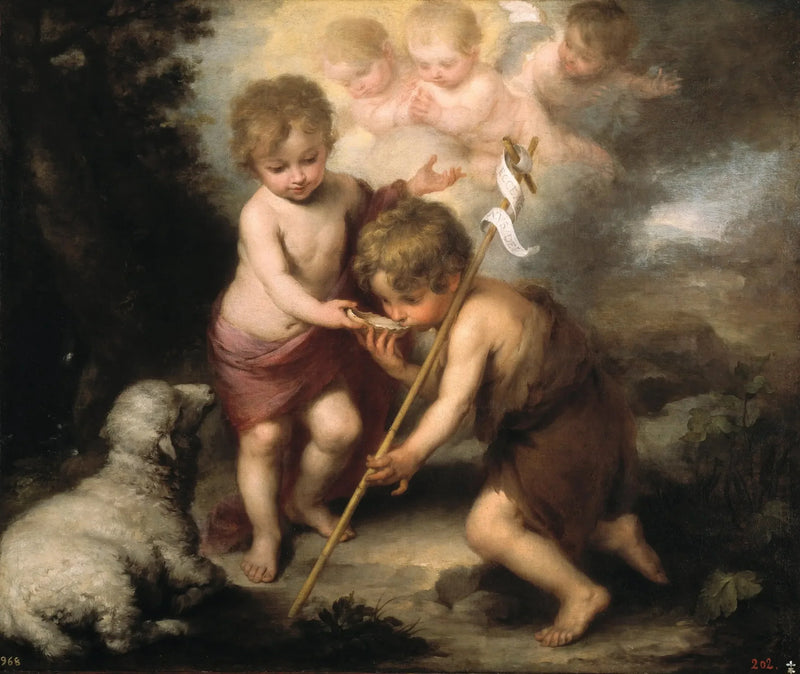 I Santi Bambini con una Conchiglia - Bartolomé Esteban Murillo