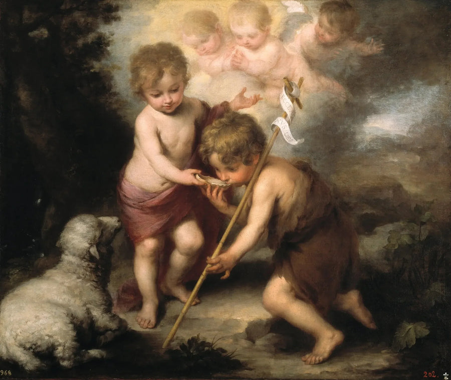 I Santi Bambini con una Conchiglia - Bartolomé Esteban Murillo