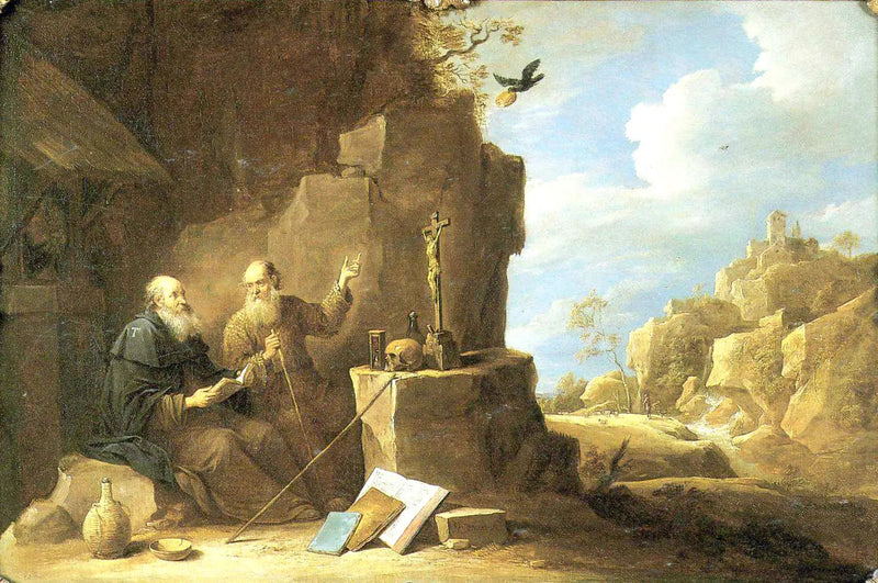 I santi Paolo e Antonio - David Teniers il Giovane