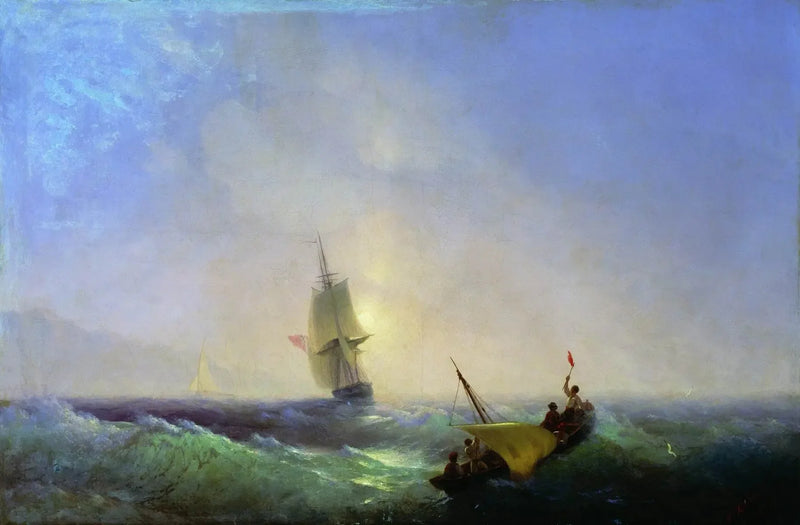 I salvatori del naufragio - Ivan Aïvazovski