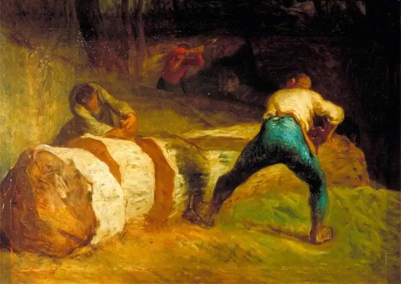 I segatori di legno - Jean-François Millet