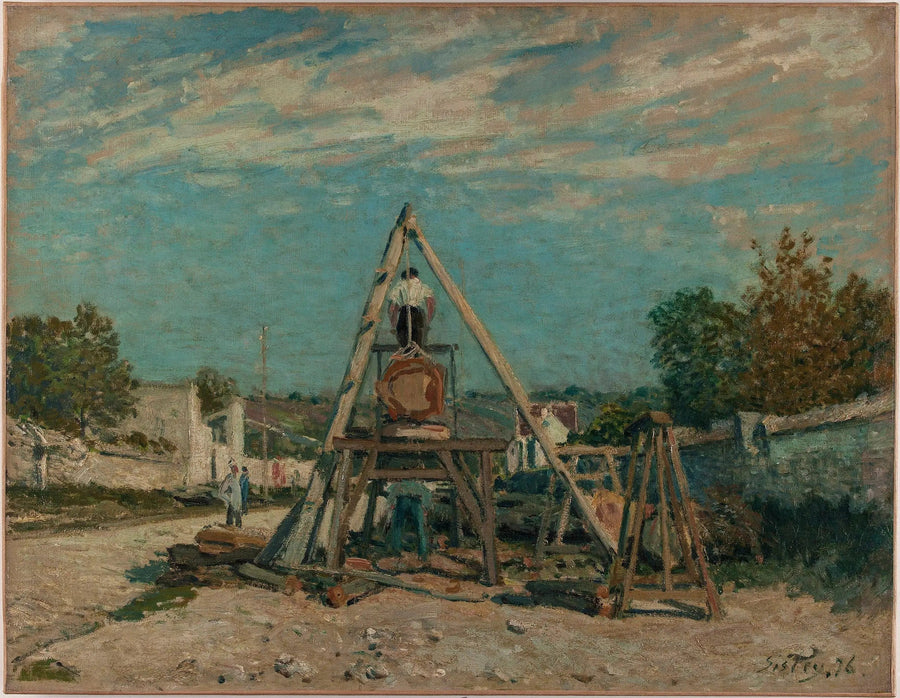 I segatori di legno - Alfred Sisley