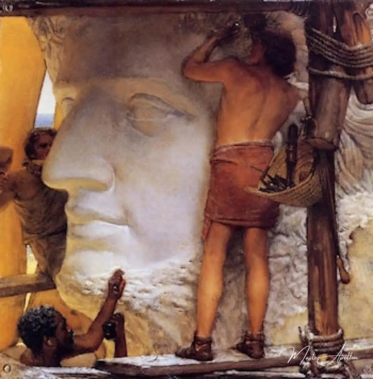 Les sculpteurs dans la Rome antique - Lawrence Alma-Tadema Reproductions de tableaux à la peinture à l’huile