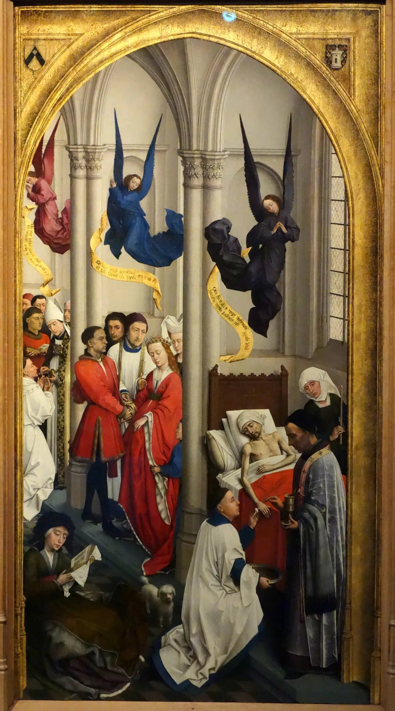 I Sette Sacramenti (pannello di destra) - Rogier van der Weyden