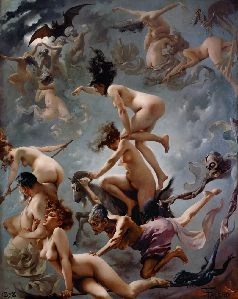 Le streghe che si recano al loro sabbato - Luis Ricardo Falero