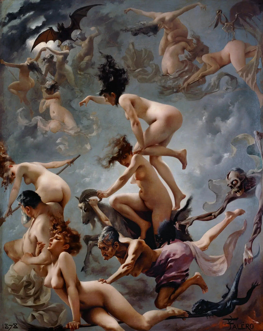 Le streghe che si recano al loro sabbato - Luis Ricardo Falero