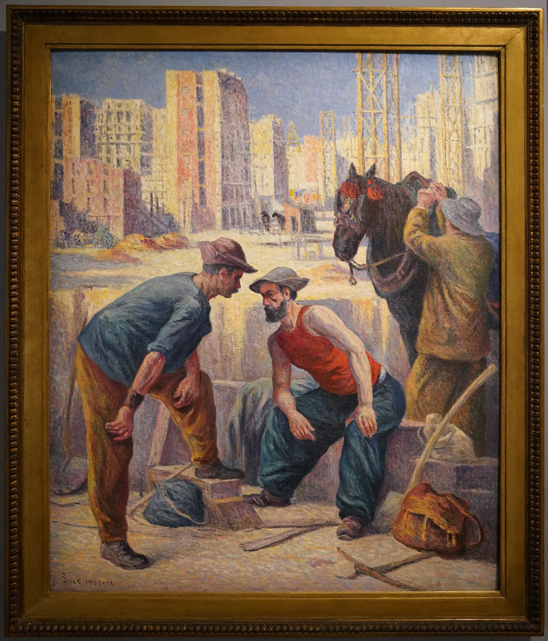 I operai edili - Maximilien Luce