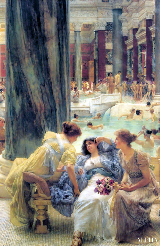 Les thermes de Caracalla - Lawrence Alma-Tadema Reproductions de tableaux à la peinture à l’huile