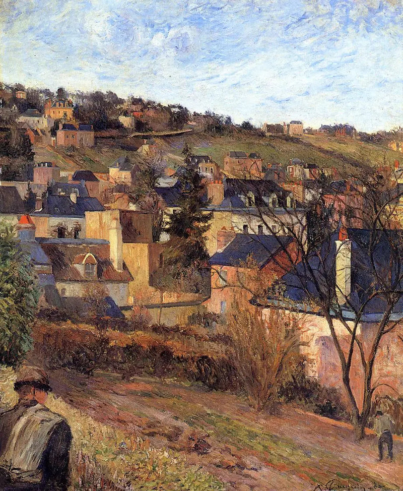 I tetti blu, Rouen - Paul Gauguin
