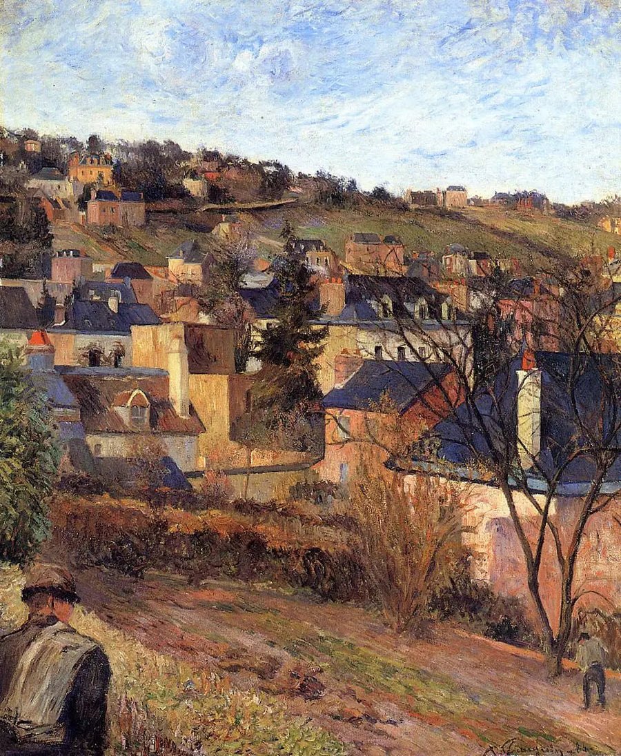 I tetti blu, Rouen - Paul Gauguin