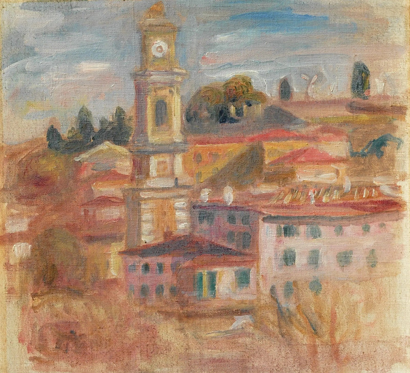 I Tetti del Vecchio Nizza - Pierre-Auguste Renoir