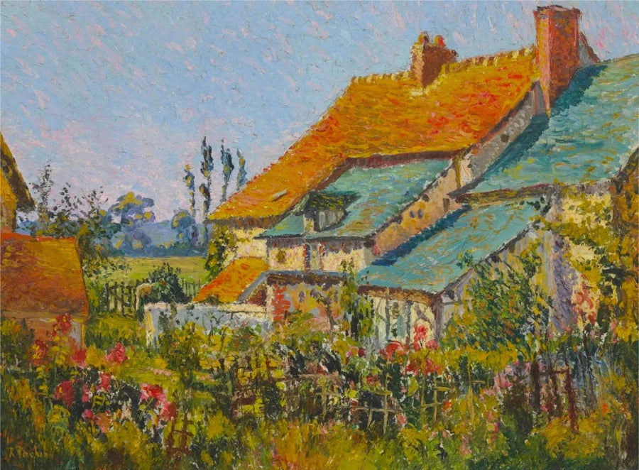 I tetti rossi - Robert Antoine Pinchon