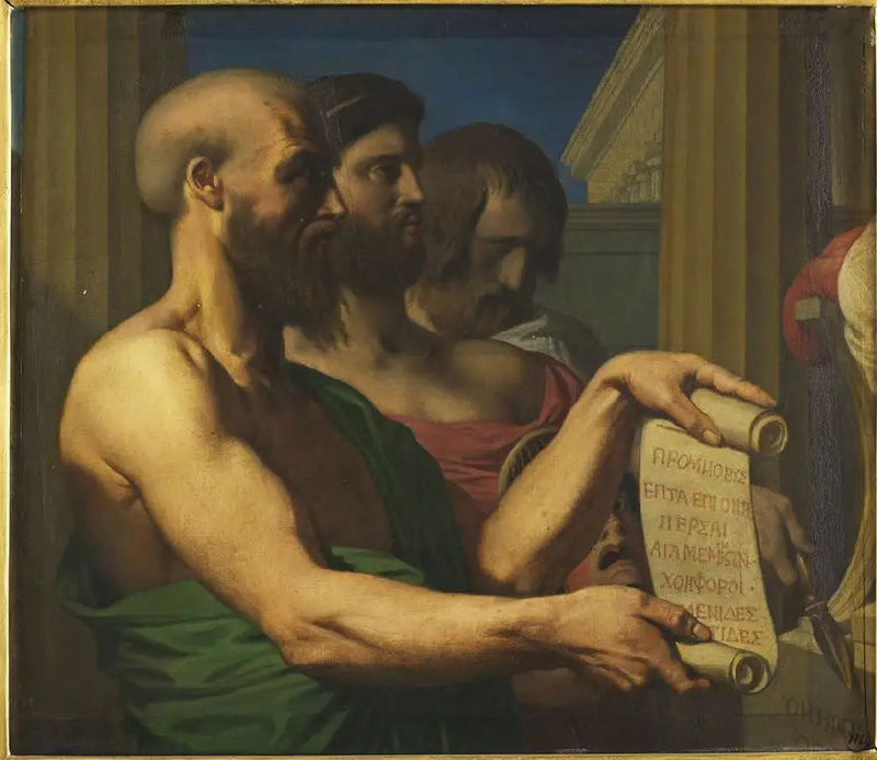 I Tragici greci - Jean-Auguste-Dominique Ingres