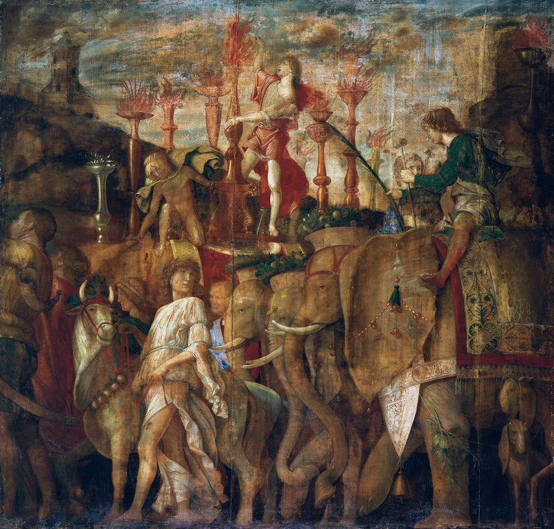 I Trionfi di Cesare : 5. Gli Elefanti - Andrea Mantegna