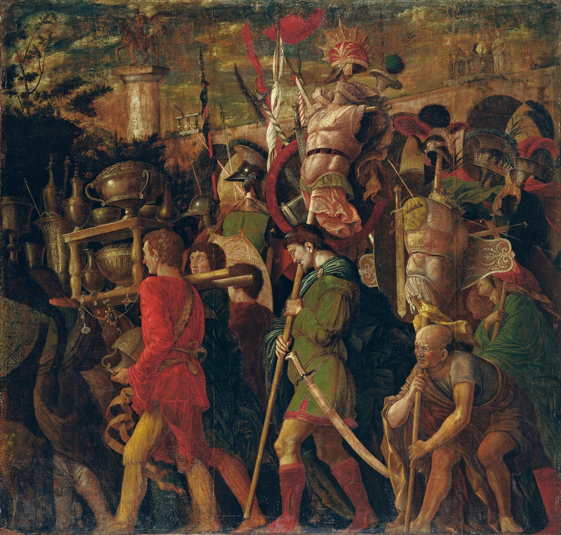 I Trionfi di Cesare : 6. Le Porte-Corsetti - Andrea Mantegna