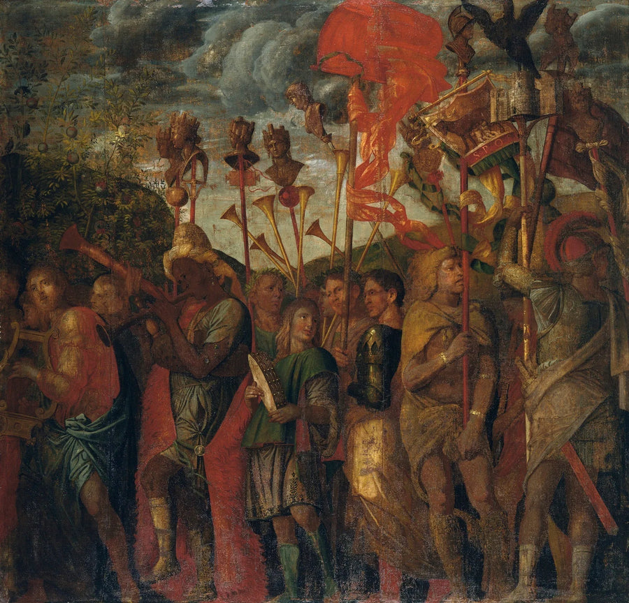 I Trionfi di Cesare : 8. I Musicisti - Andrea Mantegna