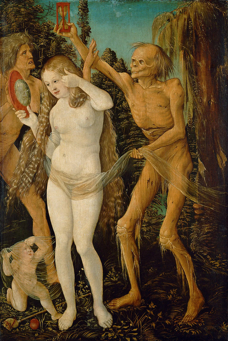 Le tre età della vita e della morte - Hans Baldung Grien
