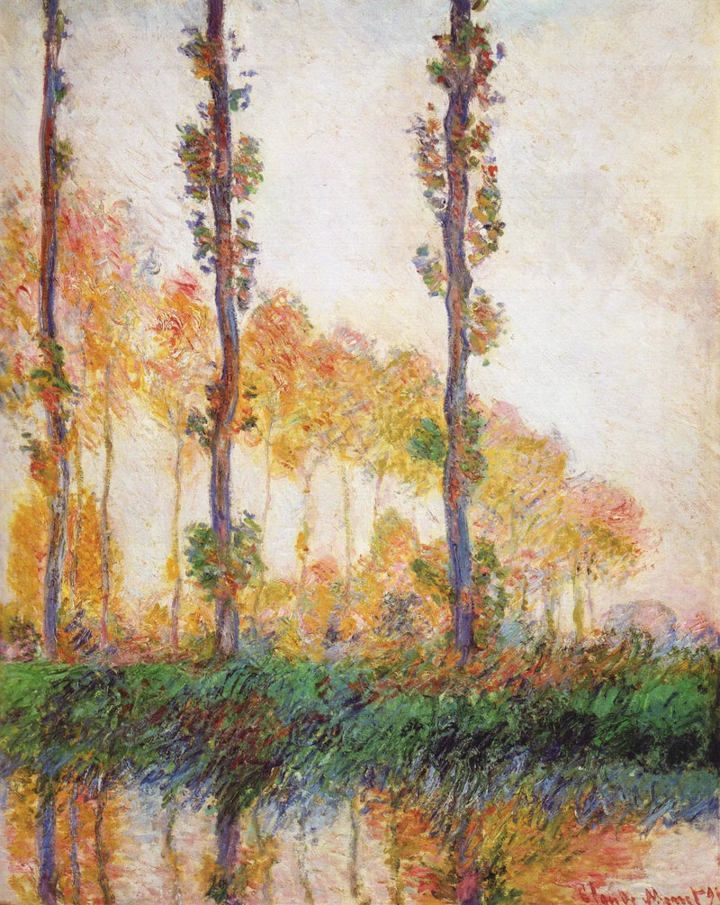 I Tre alberi, autunno - Claude Monet