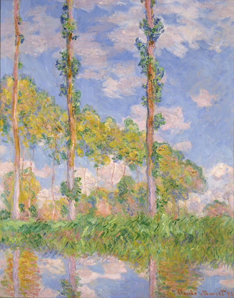 I Tre Alberi, estate - Claude Monet