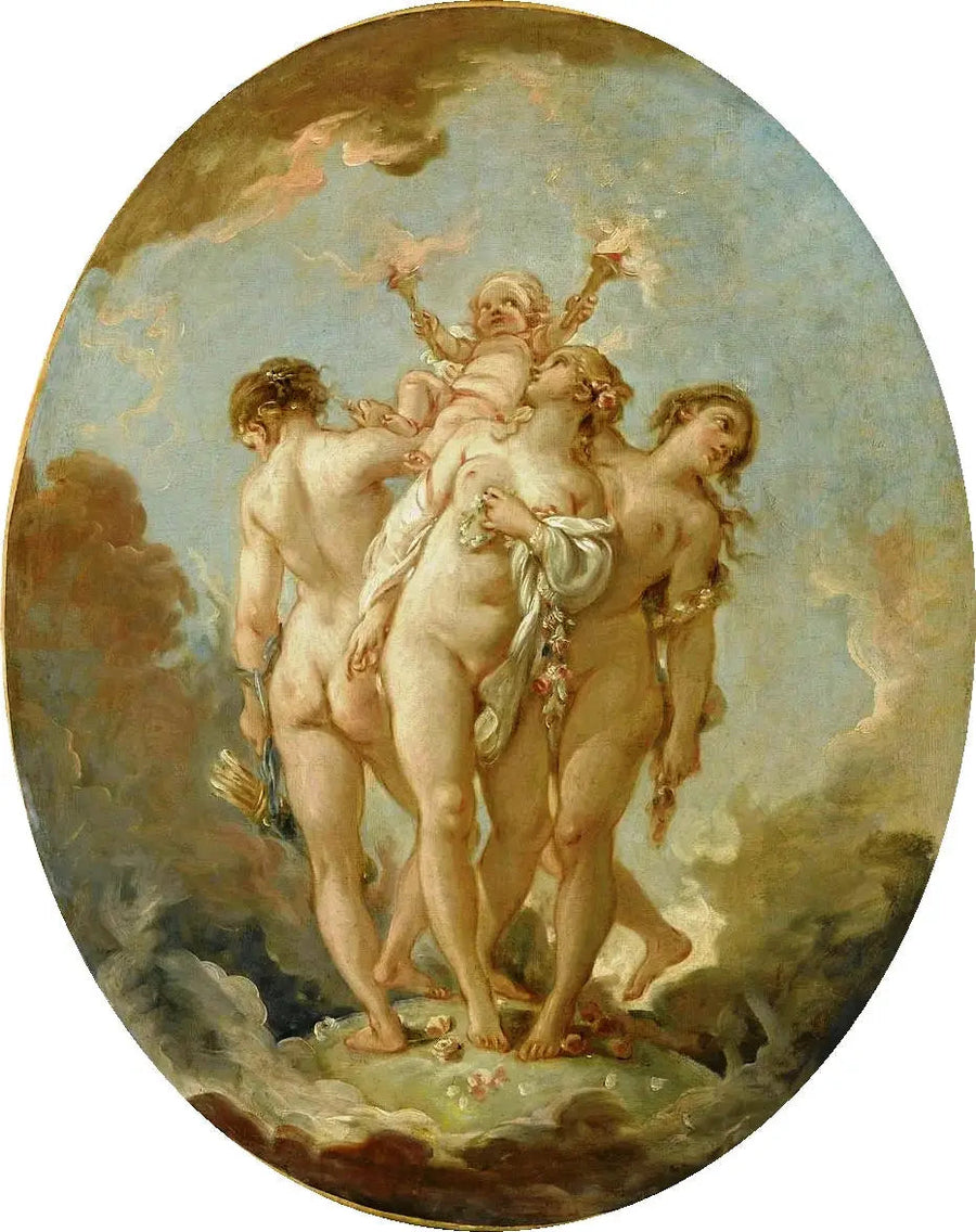 Le tre Grazie - François Boucher