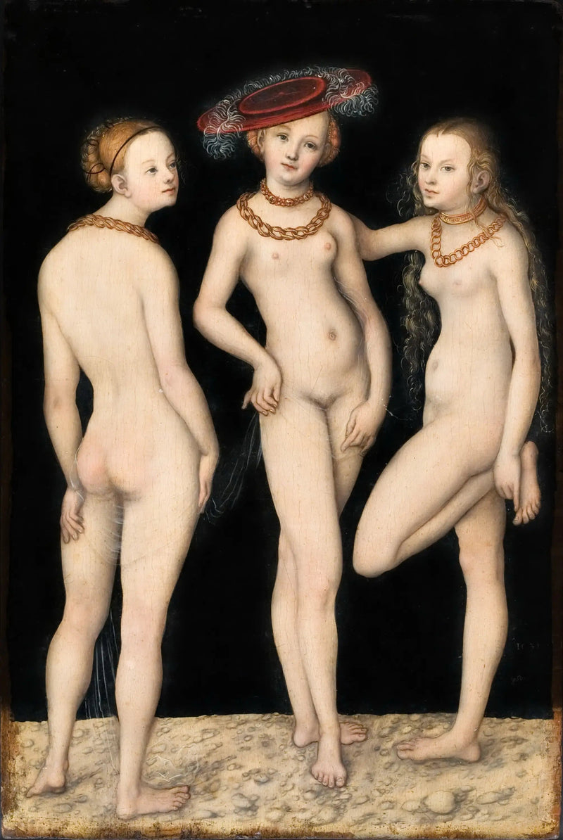 Le Tre Grazie - Lucas Cranach il Vecchio