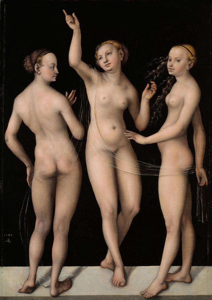 Le Tre Grazie - Lucas Cranach il Vecchio