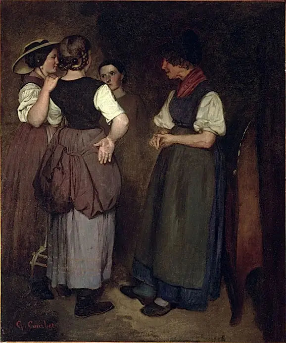Le Tre Sorelle di Courbet - Gustave Courbet