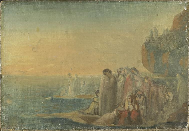 Le Troyennes piangendo la perdita di Anchise - Théodore Chassériau