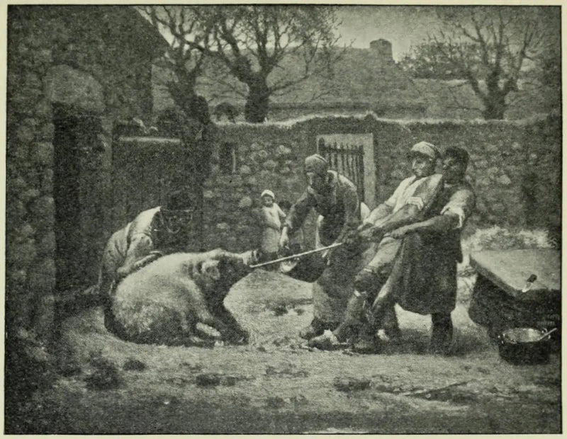 Gli assassini di maiali - Jean-François Millet