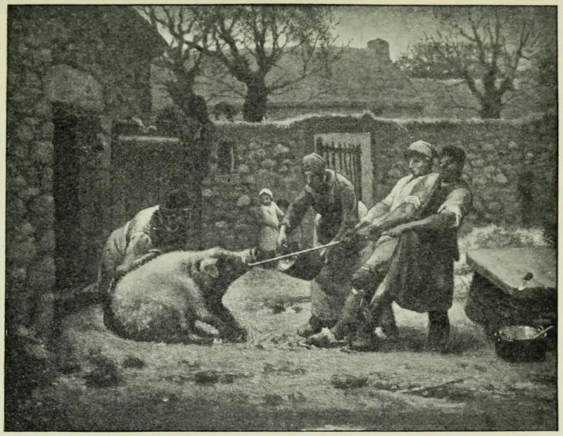 Gli assassini di maiali - Jean-François Millet