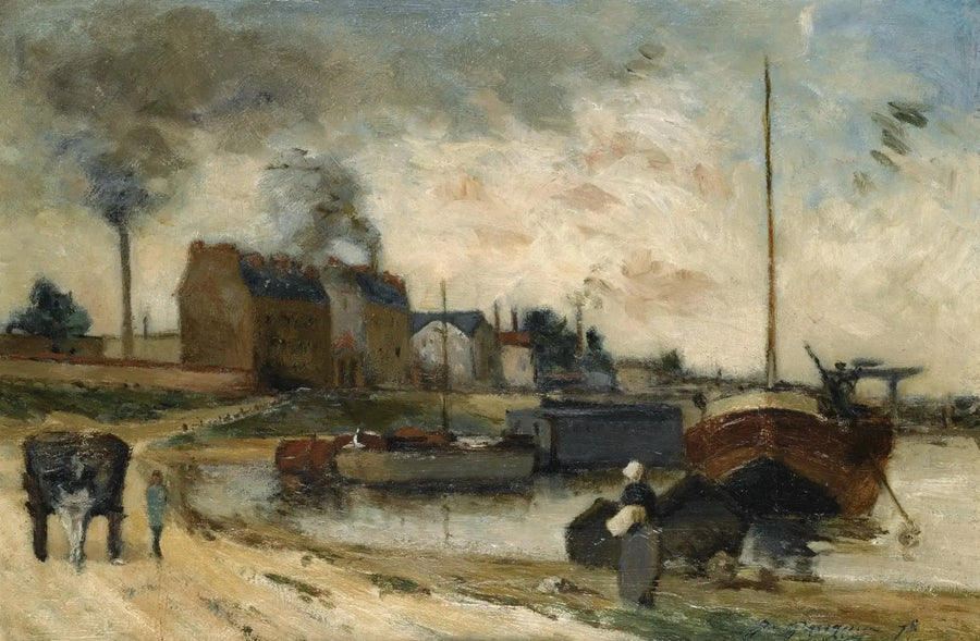 Le Fabbriche Cail e il molo di Grenelle - Paul Gauguin