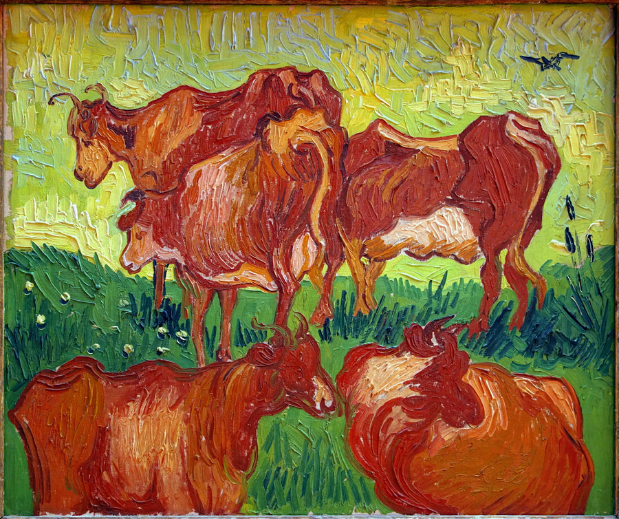 Le Vacche - Vincent van Gogh