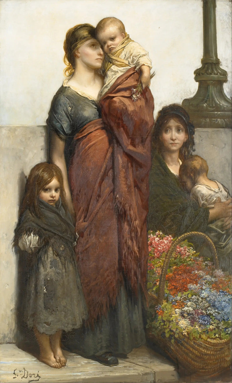 I venditori di fiori di Londra - Gustave Doré