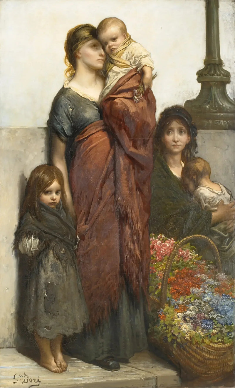 I venditori di fiori di Londra - Gustave Doré