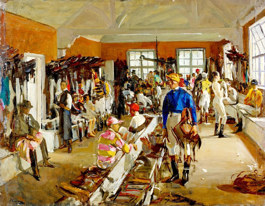 Gli spogliatoi dei fantini ad Ascot - John Lavery